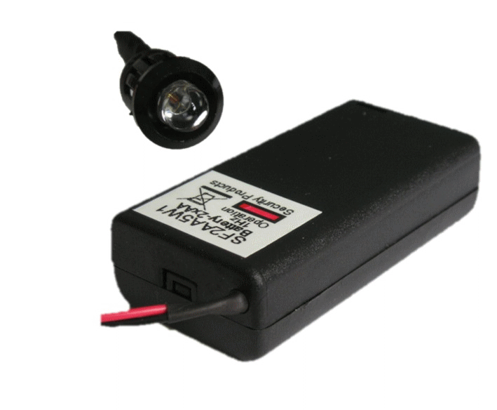 Battery alarm box single LED flasher SF2AA5W1 Acetek