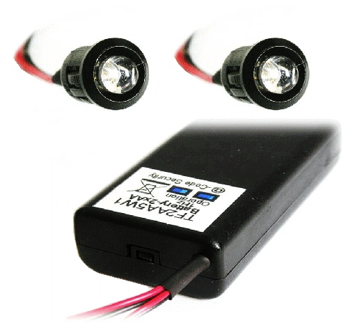 Task Twin Flashing LED Light Module for Dummy Alarm Bell Box Battery Included 